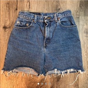 Levi’s Cut Off Mom Jeans